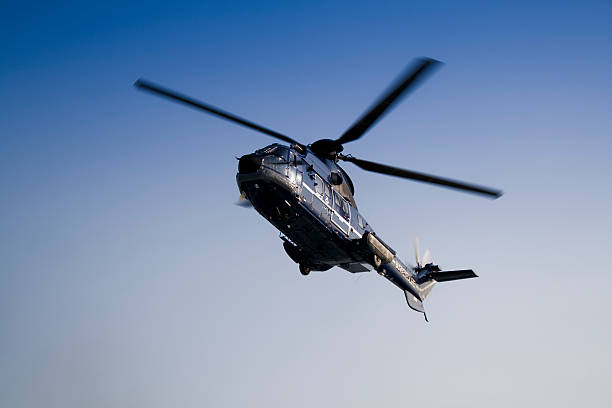 polícia alemã euro copter - police helicopter - fotografias e filmes do acervo