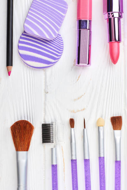 istock Set of cosmetics and make up tools. 934800378