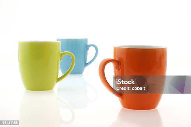 Foto Stock Tazze - Fotografie stock e altre immagini di Arancione - Arancione, Tazza di ceramica, Caffè - Bevanda