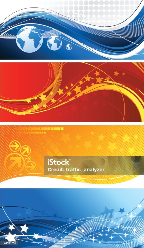 Abstract banners  Lower Third stock vector