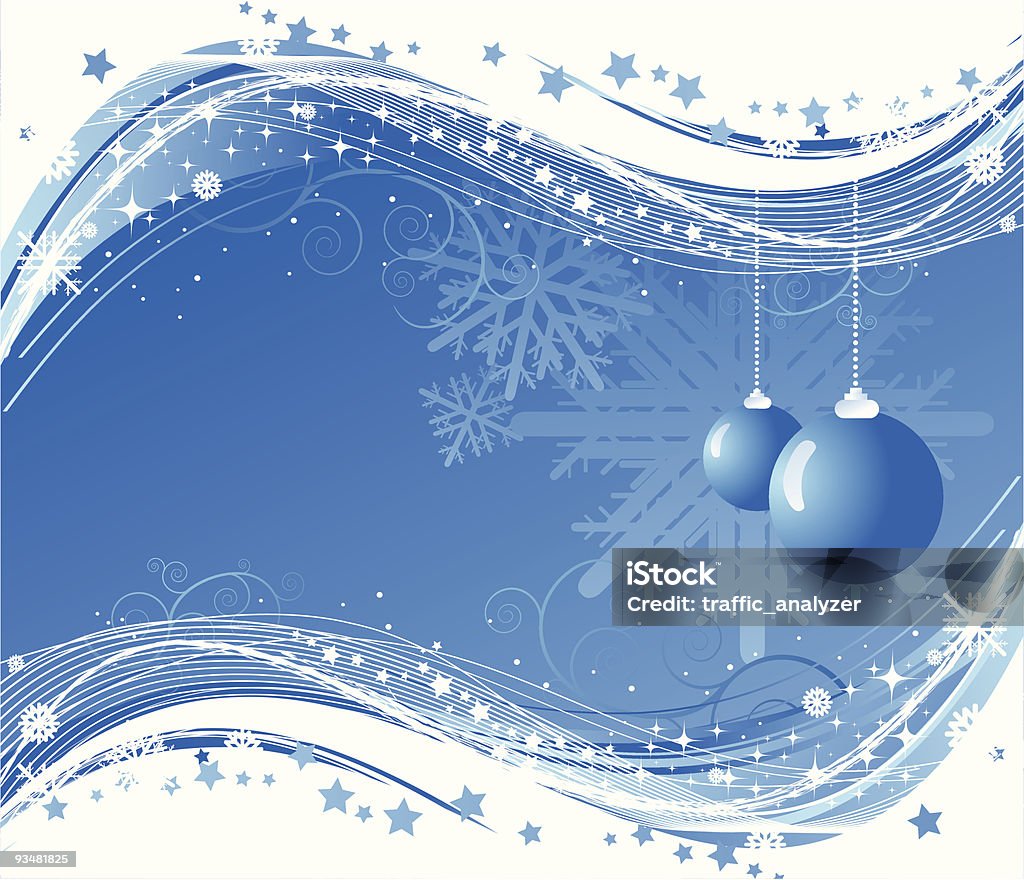 Blue christmas tle - Grafika wektorowa royalty-free (Boże Narodzenie)