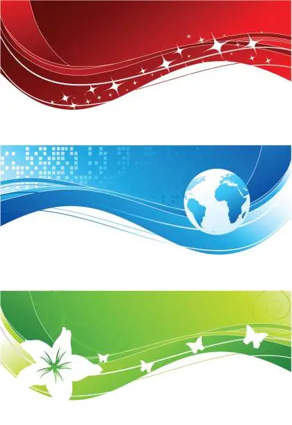 Vector illustration of Banners