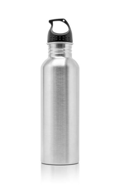 istock metallic aluminum water drinking bottle for sport activity 934822340