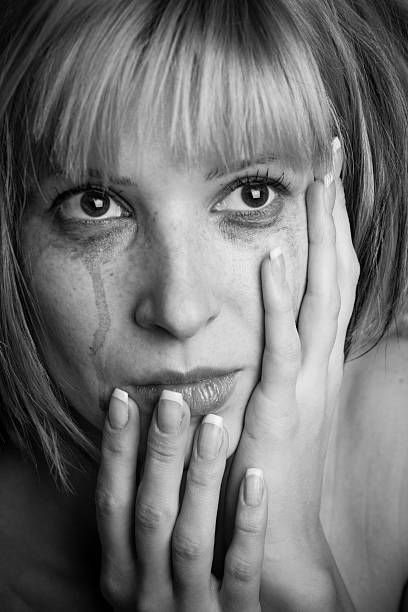 istock Blonde in tears 93483133