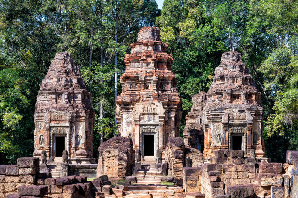istock Front view of Preah Ko temple, Cambodia 934835460