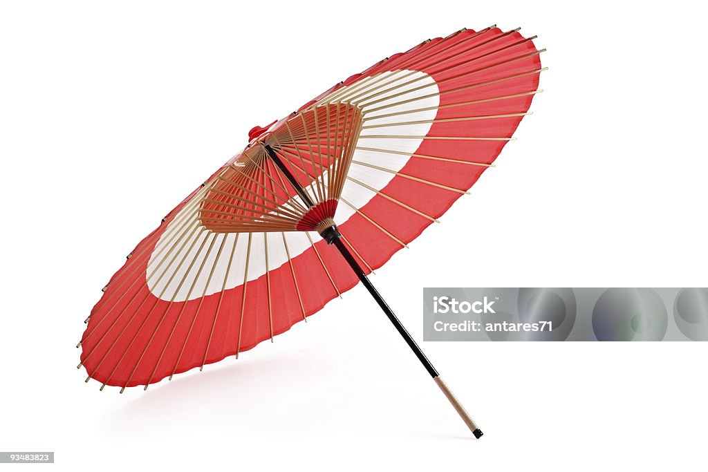 Japanese Staromodny Papierowa parasolka - Zbiór zdjęć royalty-free (Antyczny)