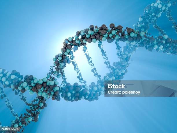 Cadena De Adn Antecedentes Científicos Render 3d Foto de stock y más banco de imágenes de ADN - ADN, Abstracto, Asistencia sanitaria y medicina