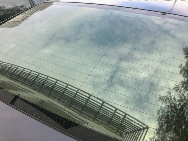 istock back windshield wiper of the modern car 934842706