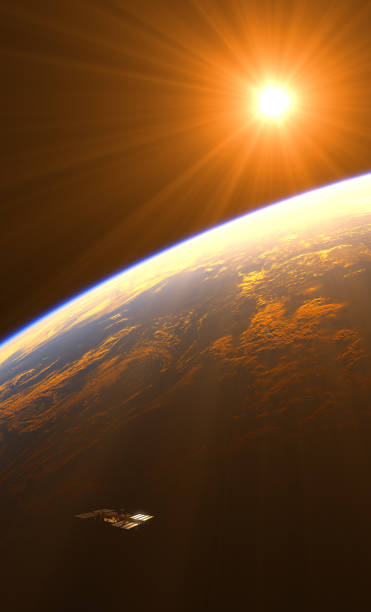 istock Amazing Sunrise Over The Earth And Space Station 934847204