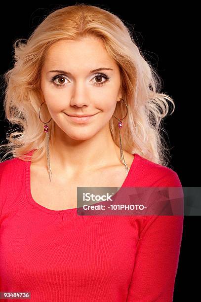 Portrait Of Beautiful Fairhaired Girl Stock Photo - Download Image Now - Adult, Blond Hair, Casual Clothing