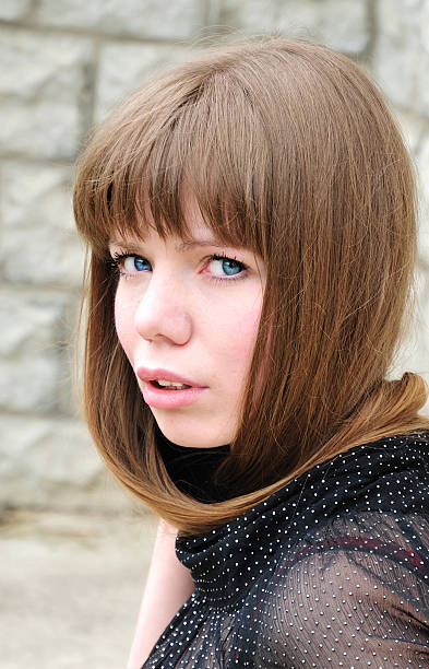 istock Pretty blue eyed girl 93485675