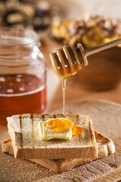 istock Honey and butter on some toast 93485874