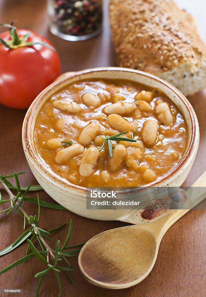 Zuppa di fagioli - Foto stock royalty-free di Alimentazione sana