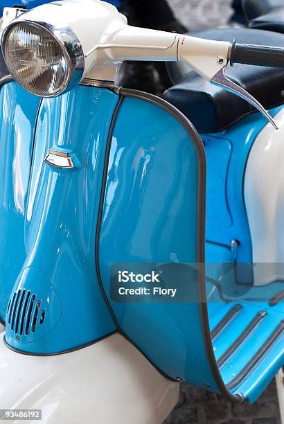 Old Italian Scooter Stock Photo - Download Image Now - 1950-1959, 1960-1969, Color Image