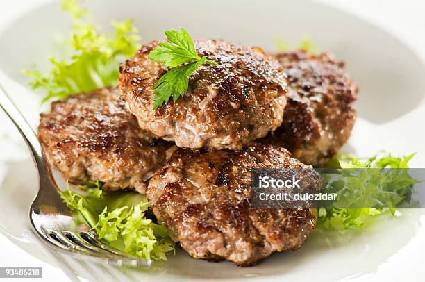Meat Stock Photo - Download Image Now - Meatball, Barbecue Grill, Beef