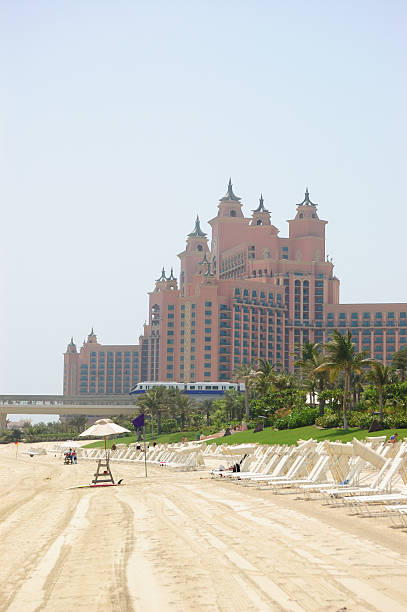 istock Beach of Atlantis the Palm hotel, Dubai, UAE 93486623