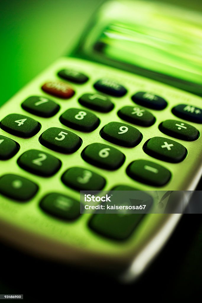 Calcolatrice - Foto stock royalty-free di Affari