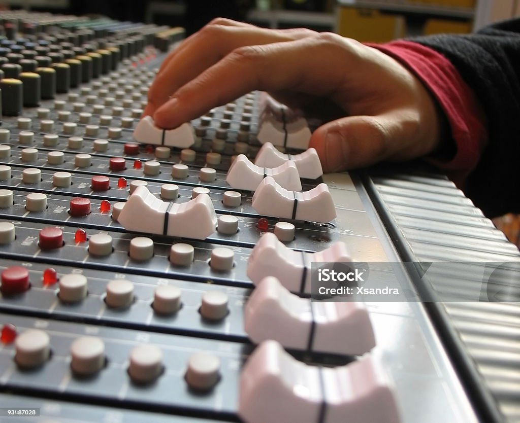 console de Mixage du son - Photo de Affichage digital libre de droits