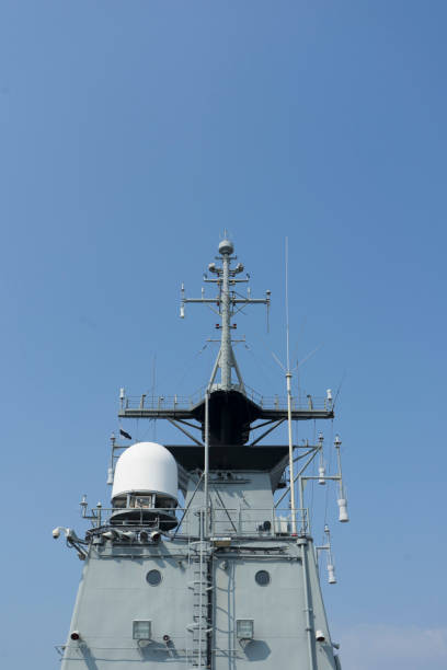 istock Radar at the top of the battle ship 934873350