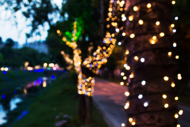 istock Christmas lights blurred on city streets 934874604