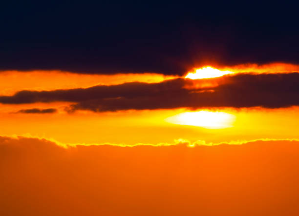 istock Beautiful sunset with colorful clouds 934877164