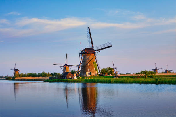 istock Windmills at Kinderdijk in Holland. Netherlands 934877994