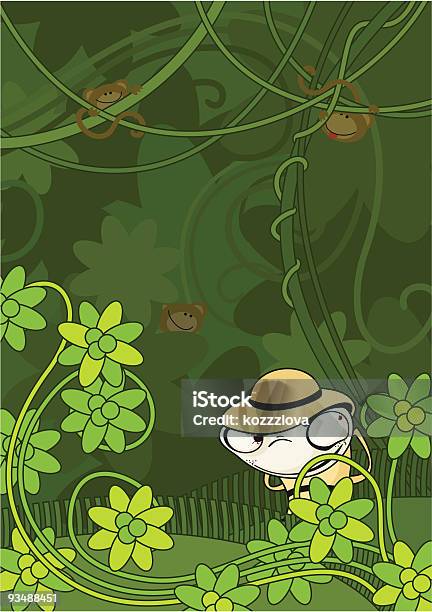 The Hunter In Jungle Stock Illustration - Download Image Now - Adult, Adults Only, Animal