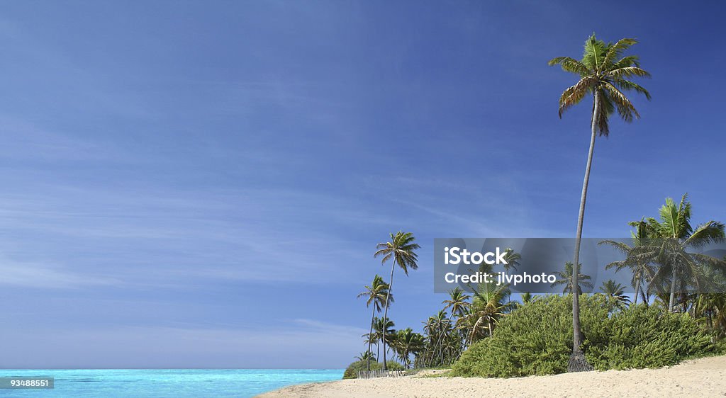 Ilha Tropical paradisíaca - Foto de stock de Areia royalty-free