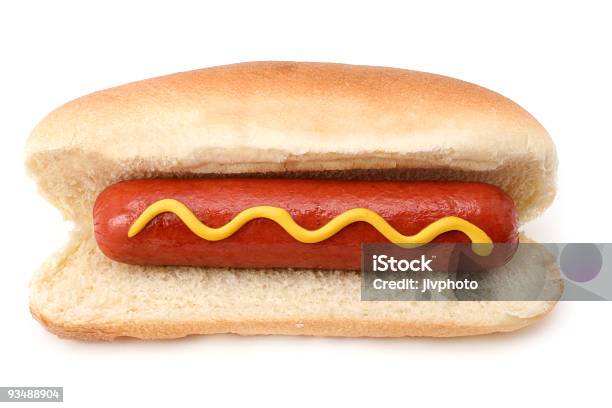 Photo libre de droit de Hot Dog banque d'images et plus d'images libres de droit de Hot dog - Hot dog, Objet ou sujet détouré, Petit pain