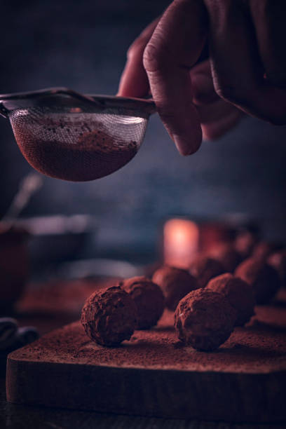 istock Preparing Finest Homemade Chocolate Pralines 934889892