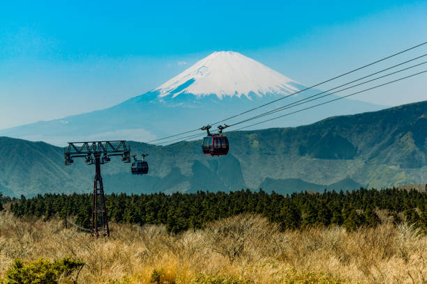 istock ropeway at hakone, japan with fuji mountain view 934890264