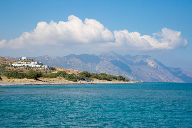 istock Sandy beach of Kos landscape, Greece 934896710