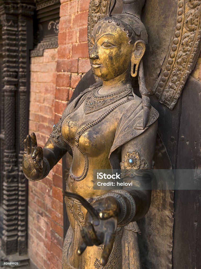 Budist estatua, cobre - Foto de stock de Budismo libre de derechos