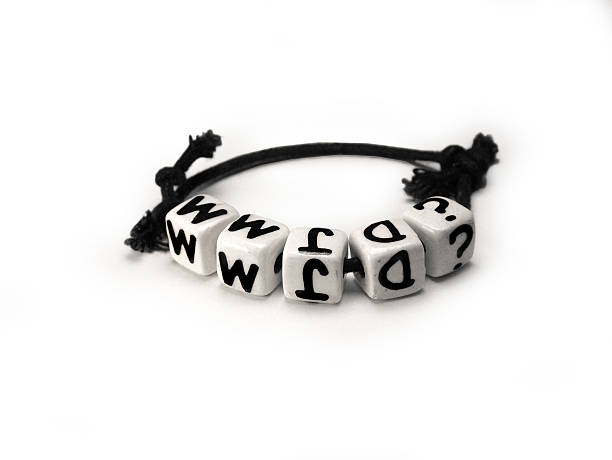 wwjd 브레이슬릿 - jewelry bracelet bead drop 뉴스 사진 이미지