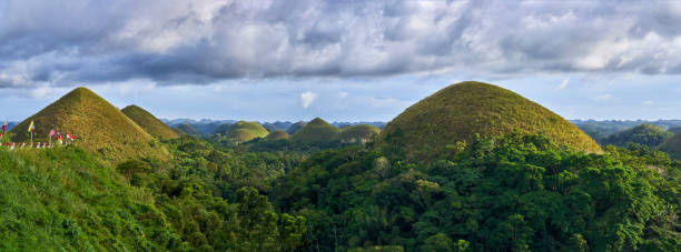 istock Famous Chocolate Hills panoramic view, Bohol Island, Philippines 934909086