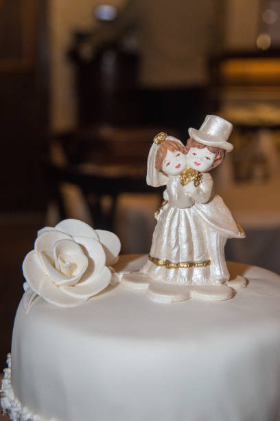 istock Bride and groom figurines 934909786
