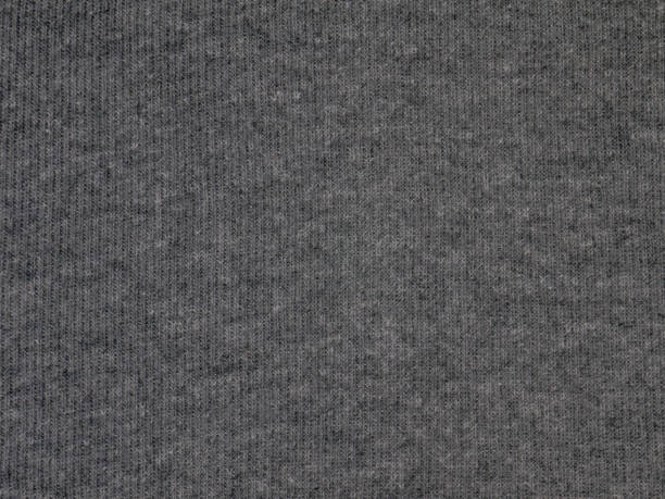 istock Dark gray cotton knitwear fabric texture swatch 934911644