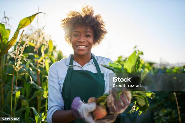 Proud African American Gardener Posing For Portrait Stock Photo - Download Image Now