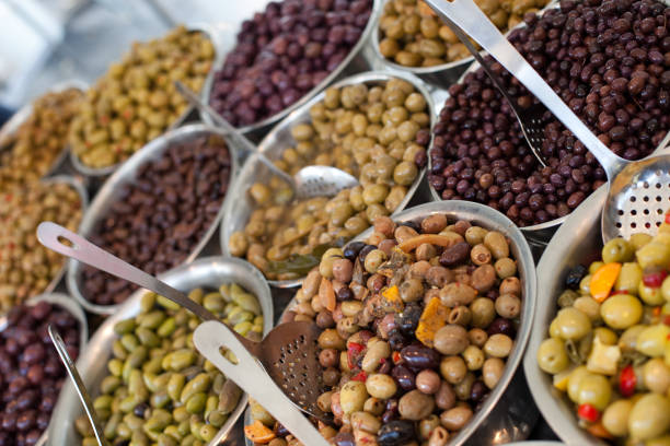 istock Olives in market 93492365