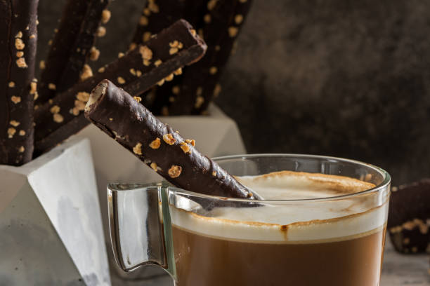 istock Cappuccino and wafer Chocolate Rolls 934929462