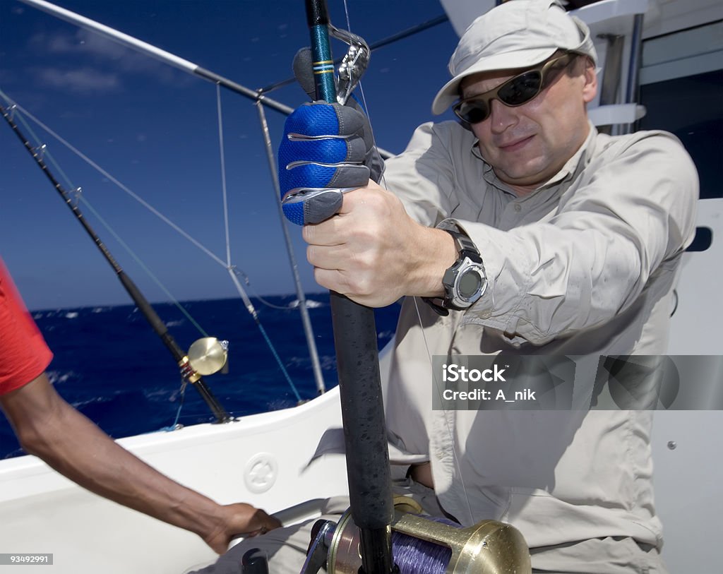 Pêcheur - Photo de Marlin libre de droits