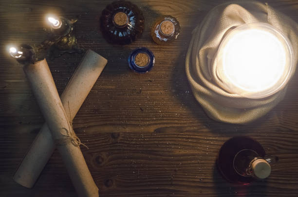istock Crystal ball. Future reading. The seance. 934939924