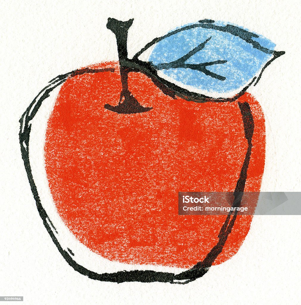 apple - Foto stock royalty-free di China e pennarello