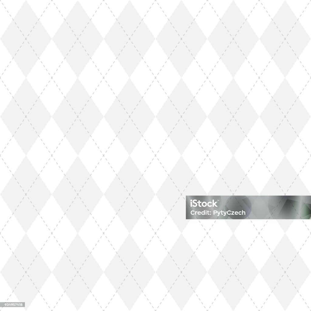 Light grey argyle seamless pattern background.Diamond shapes with dashed lines. Simple flat vector illustration Light grey argyle seamless pattern background.Diamond shapes with dashed lines. Simple flat vector illustration. Pattern stock vector