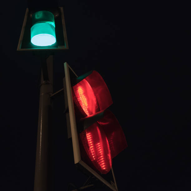 istock Traffic light with green light and safe to move. 934957596