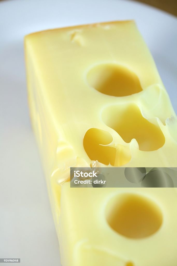 Queso suizo - Foto de stock de Agujero libre de derechos