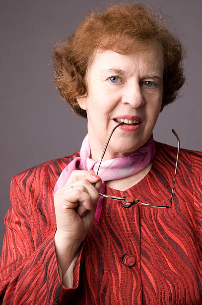 istock The pleasant elderly woman. 93496690