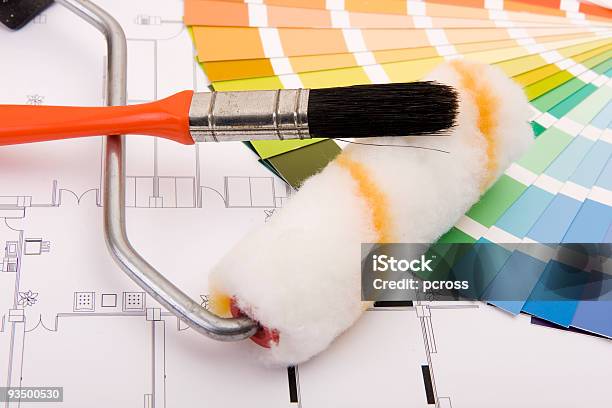 Color Samples Stock Photo - Download Image Now - Abstract, Architecture, Blueprint