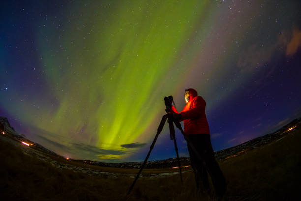 istock Colorful Aurora Borealis, Iceland 935008200