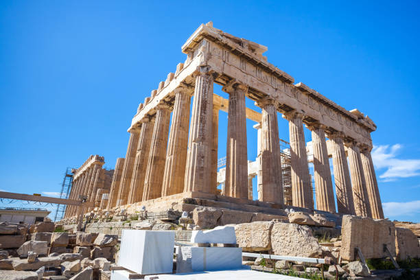 istock Parthenon temple on a sunny day. Acropolis in Athens, Greece 935012498